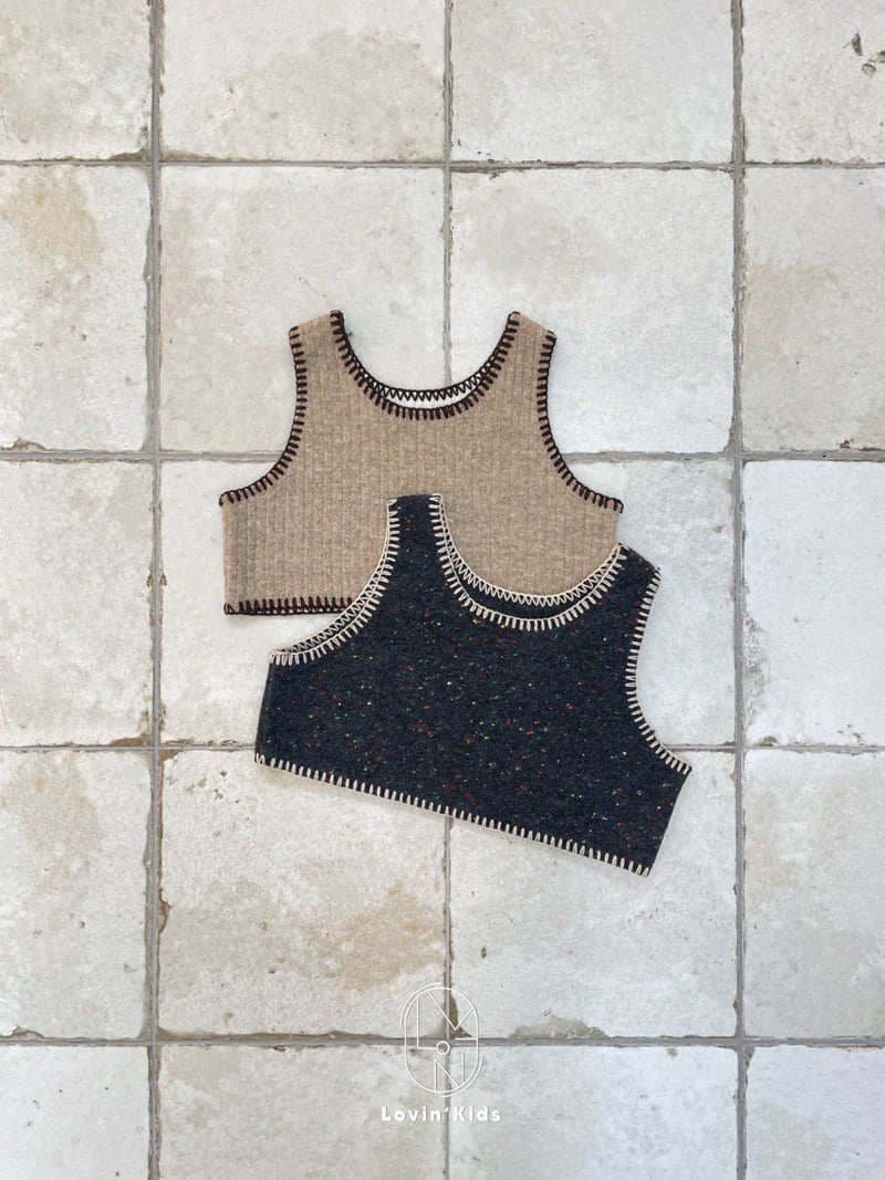 Lovin - Korean Baby Fashion - #babyootd - Tweed Vest