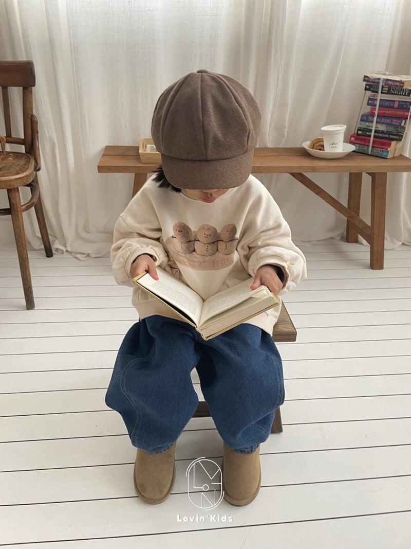 Lovin - Korean Baby Fashion - #babyootd - Boyfit Brushed Denim Pants - 8