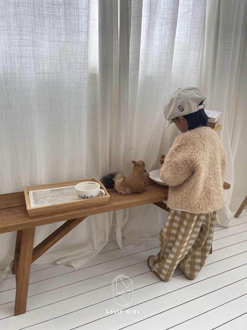 Lovin - Korean Baby Fashion - #babyootd - Mochi Check Pants - 6