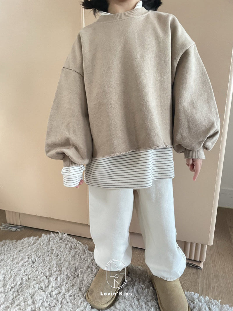 Lovin - Korean Baby Fashion - #babyootd - Crop Sweatshirt - 5