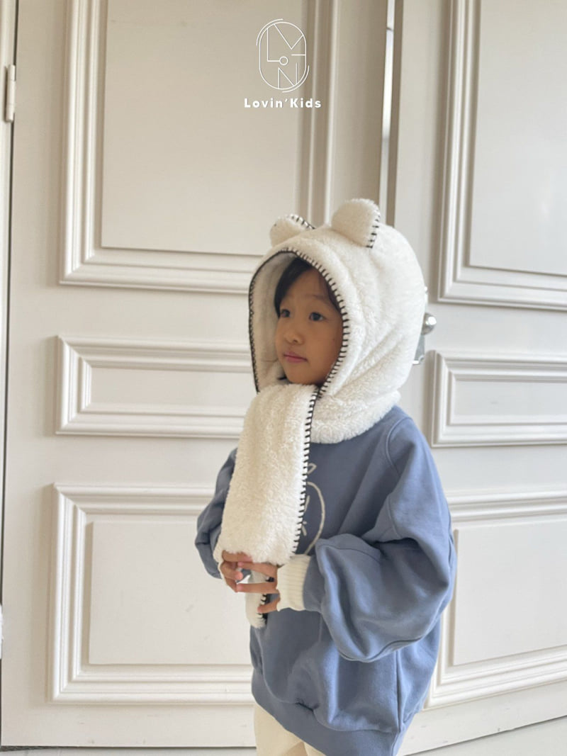 Lovin - Korean Baby Fashion - #babyoninstagram - Hood Muffler - 4