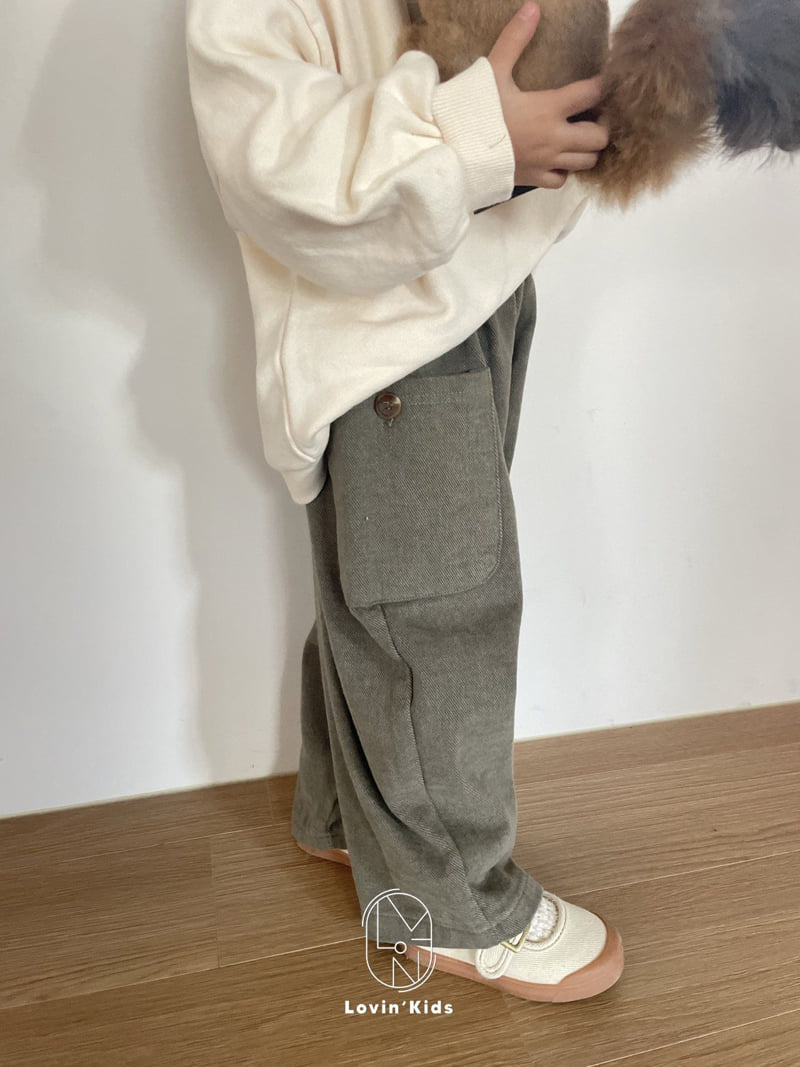 Lovin - Korean Baby Fashion - #babyoutfit - Pocket Mood Pants - 8