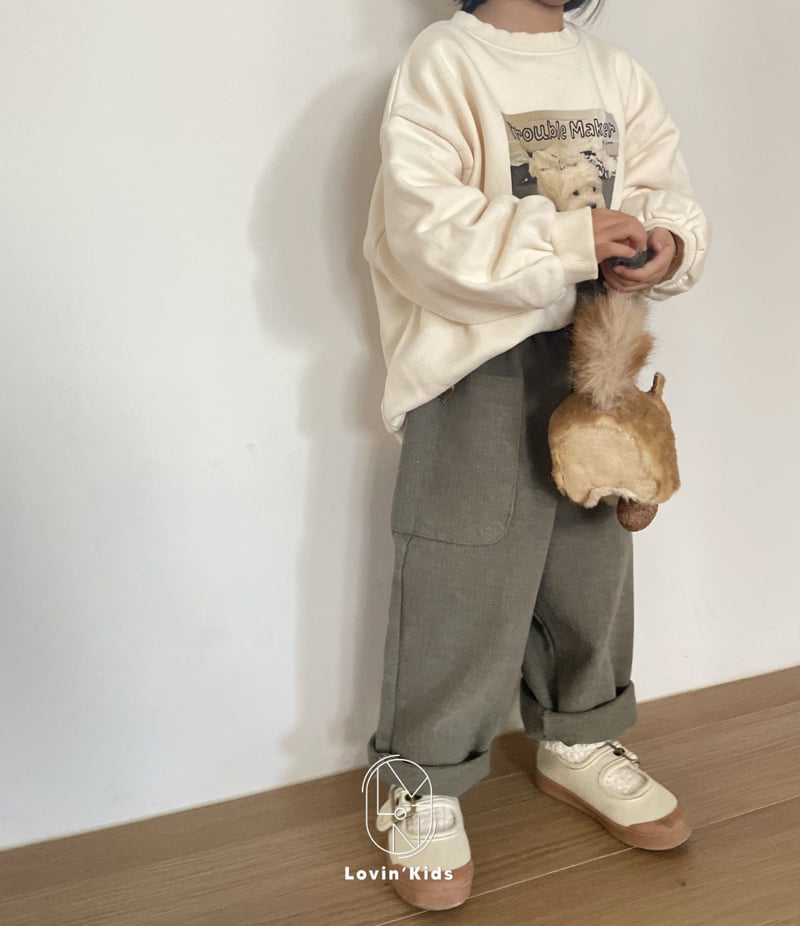 Lovin - Korean Baby Fashion - #babyoutfit - Pocket Mood Pants - 9