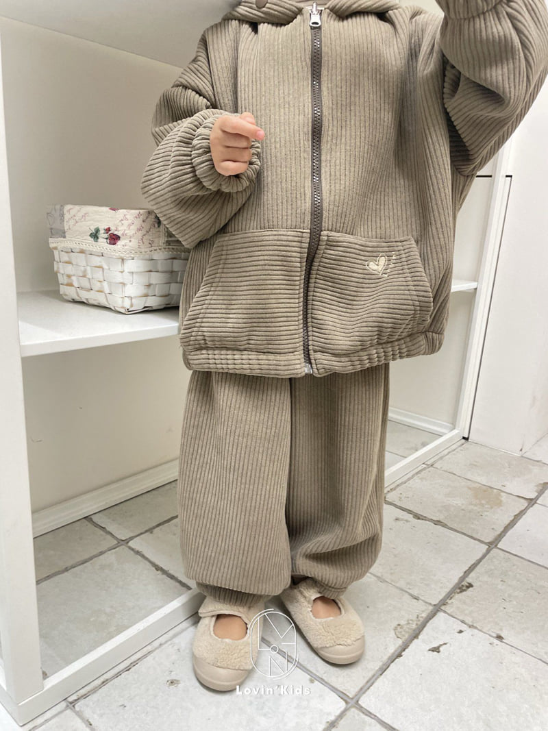 Lovin - Korean Baby Fashion - #babyoutfit - Daily Warm Ribbed Pants - 8