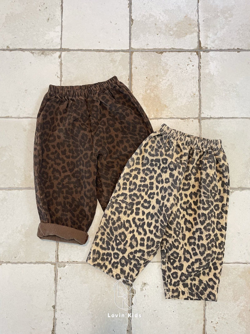 Lovin - Korean Baby Fashion - #babyoutfit - Leopard Pants - 11
