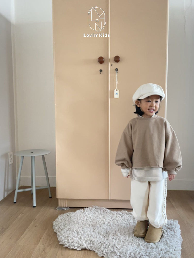 Lovin - Korean Baby Fashion - #babyoutfit - Crop Sweatshirt - 7