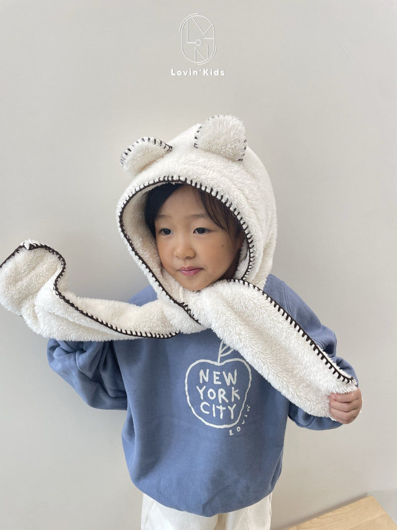Lovin - Korean Baby Fashion - #babyoutfit - Hood Muffler - 6