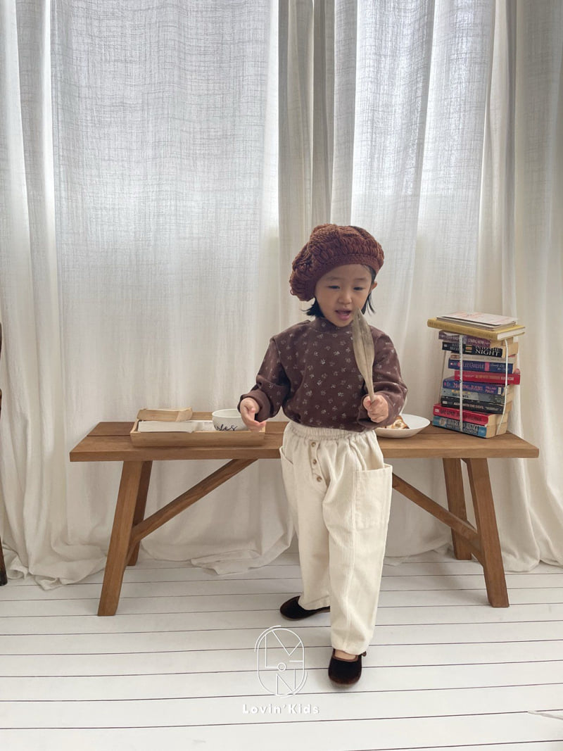 Lovin - Korean Baby Fashion - #babyoutfit - Button Corduroy Pants - 5