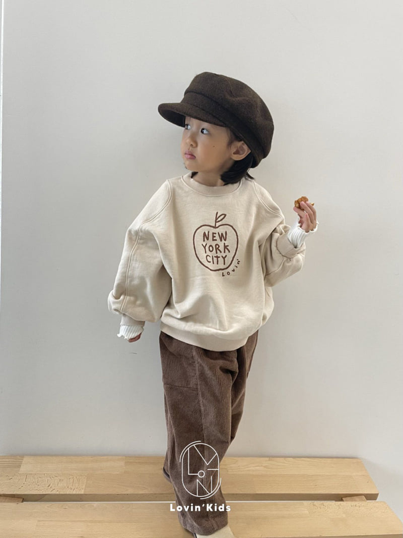 Lovin - Korean Baby Fashion - #babywear - New York Apple Sweatshirt - 6