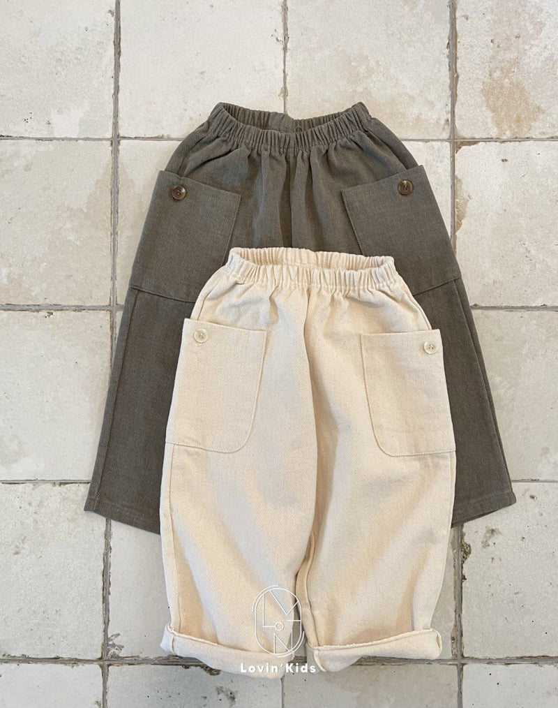 Lovin - Korean Baby Fashion - #onlinebabyboutique - Pocket Mood Pants - 11