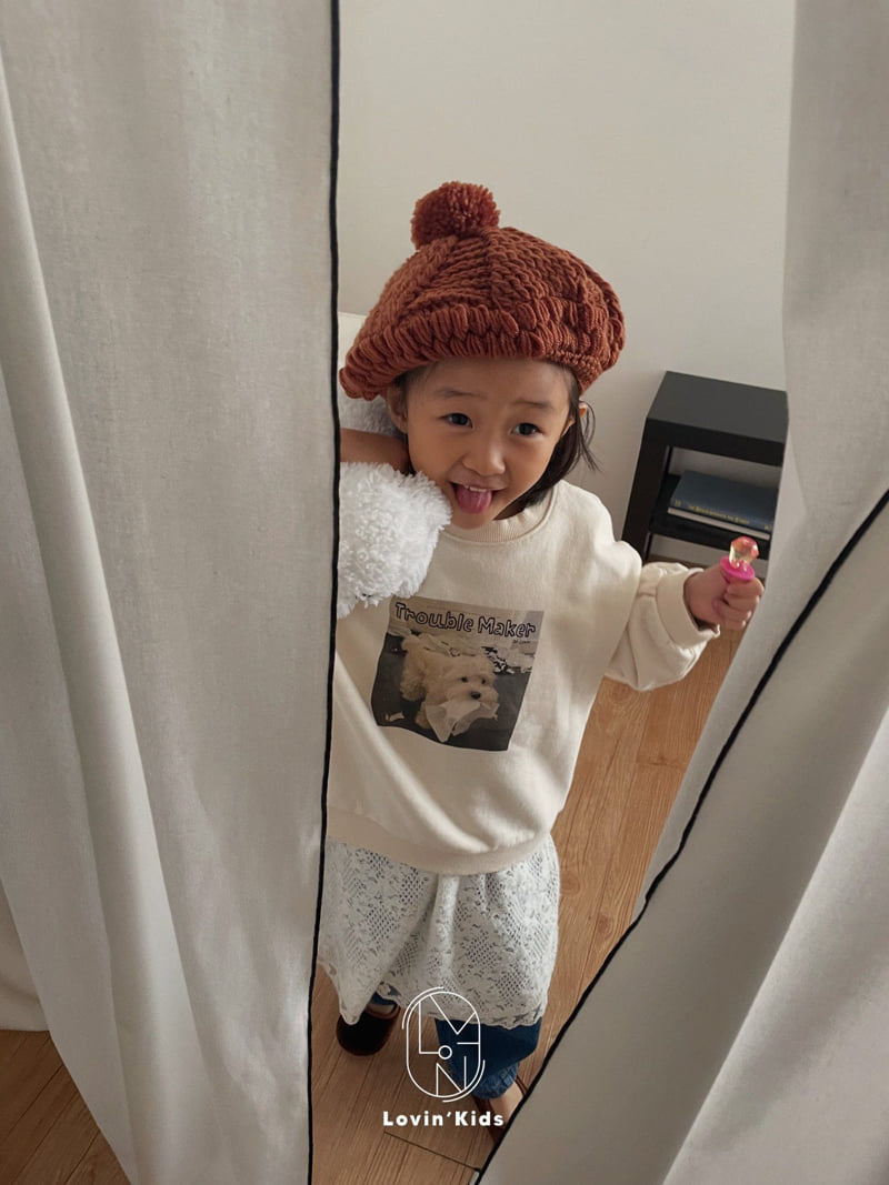 Lovin - Korean Baby Fashion - #onlinebabyboutique - Trouble Sweatshirt - 3