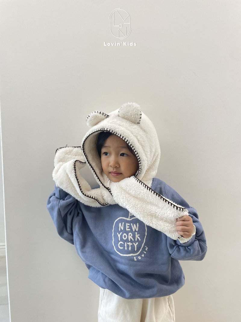 Lovin - Korean Baby Fashion - #onlinebabyboutique - Hood Muffler - 8