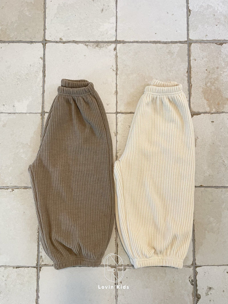 Lovin - Korean Baby Fashion - #onlinebabyshop - Daily Warm Ribbed Pants - 11