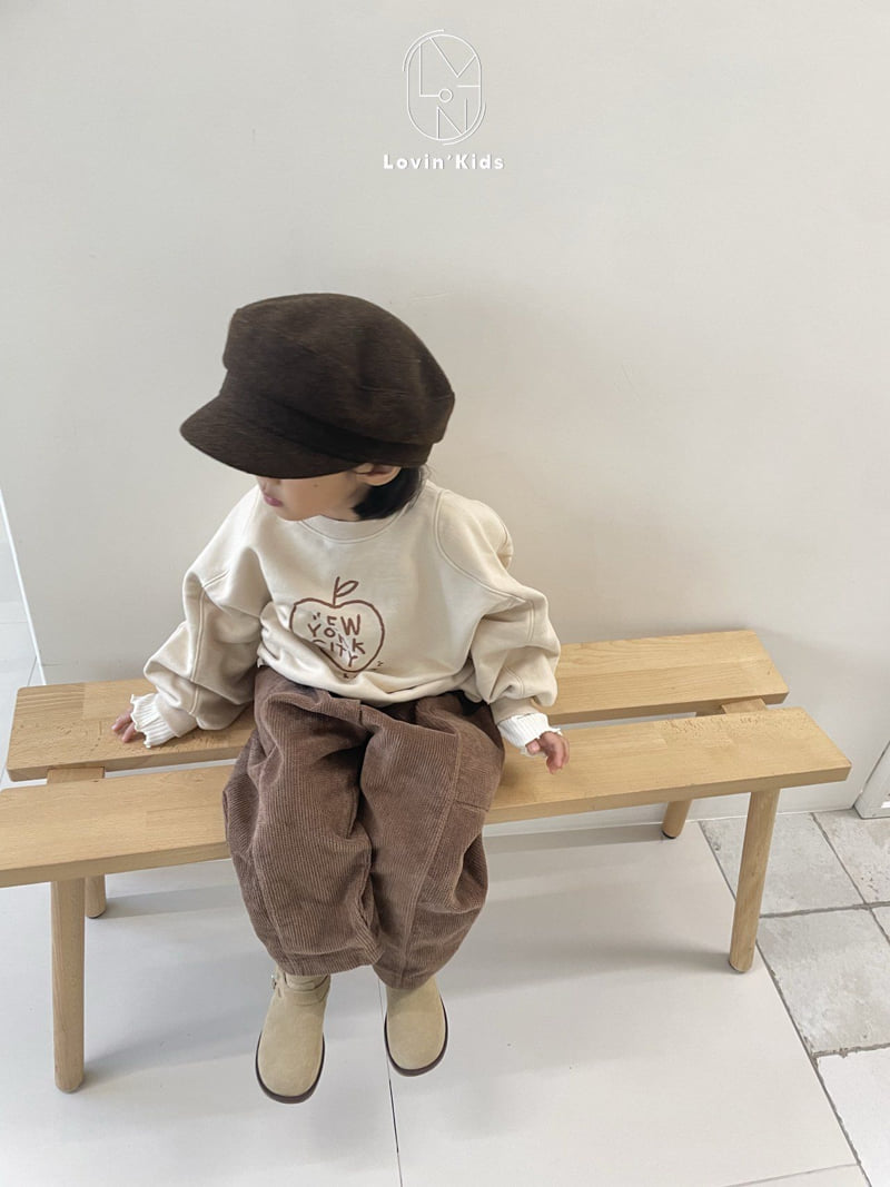 Lovin - Korean Baby Fashion - #onlinebabyshop - New York Apple Sweatshirt - 8