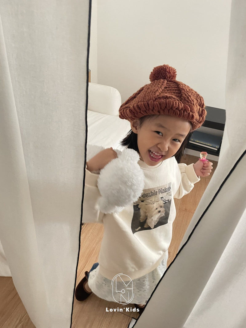 Lovin - Korean Baby Fashion - #onlinebabyboutique - Trouble Sweatshirt - 4