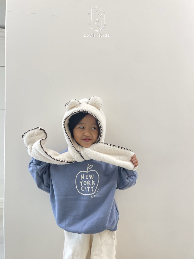Lovin - Korean Baby Fashion - #onlinebabyshop - Hood Muffler - 9