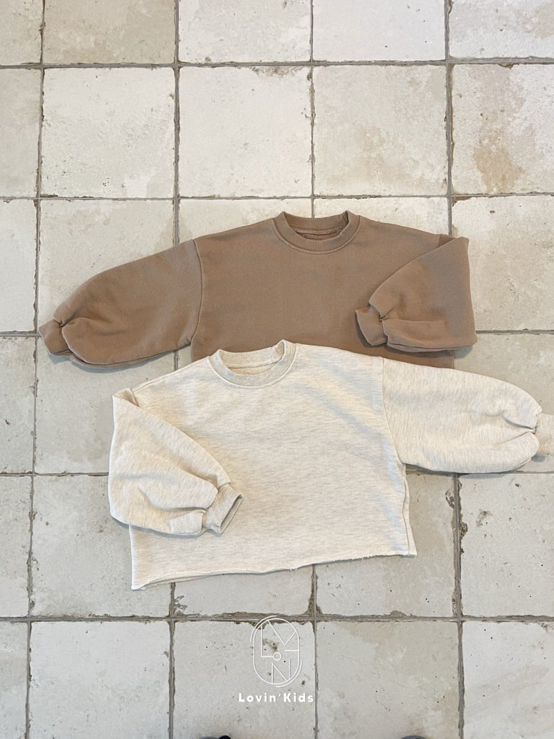 Lovin - Korean Baby Fashion - #smilingbaby - Crop Sweatshirt - 11