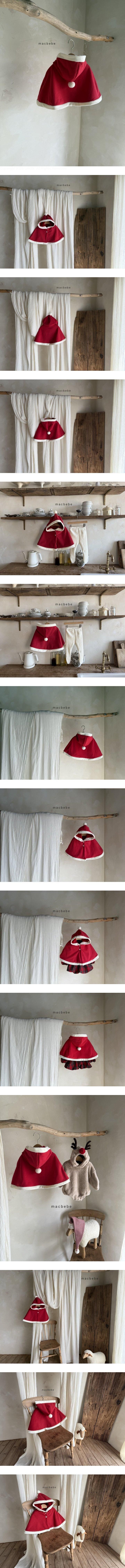 Mac - Korean Baby Fashion - #babywear - Chacha Santa Cape