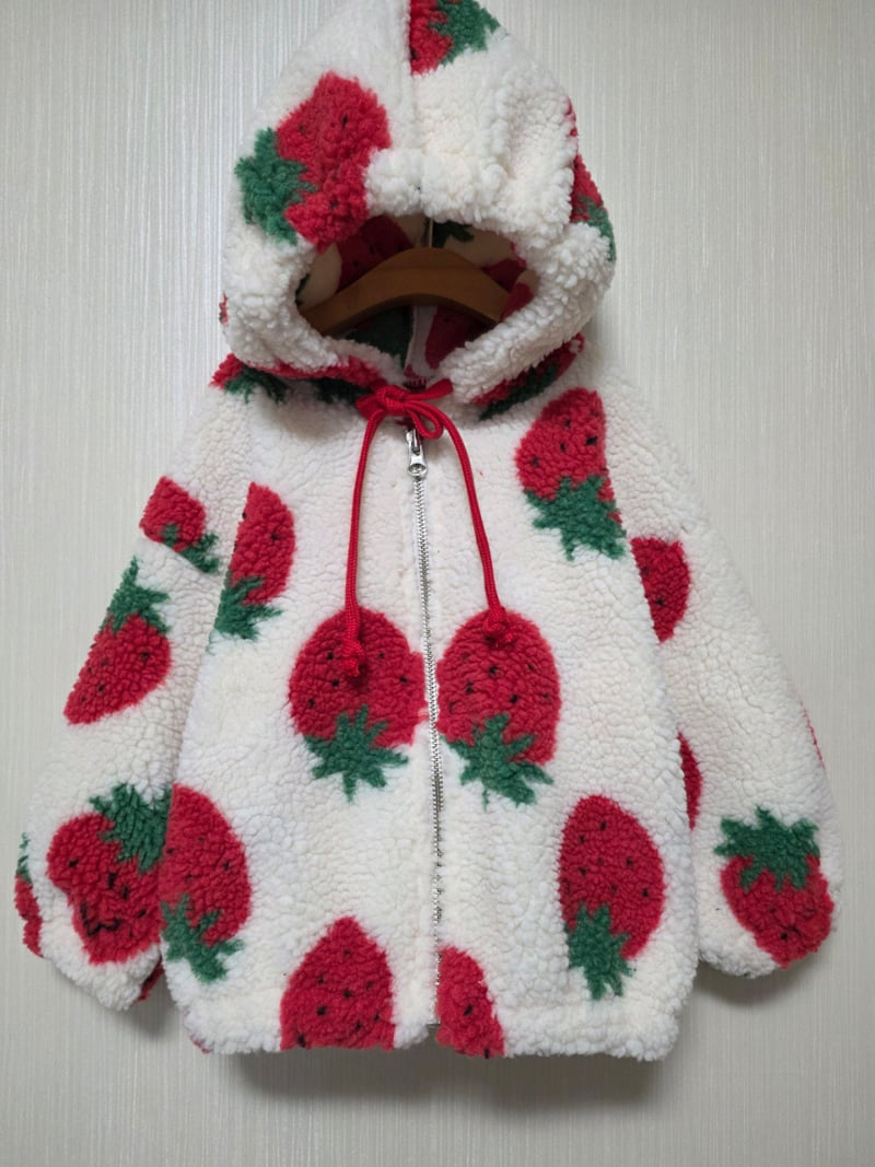 Made Blue - Korean Children Fashion - #designkidswear - Strawberry Poggle Jumper - 3