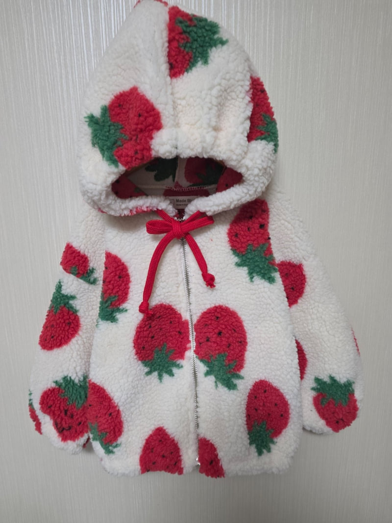 Made Blue - Korean Children Fashion - #designkidswear - Strawberry Poggle Jumper - 4