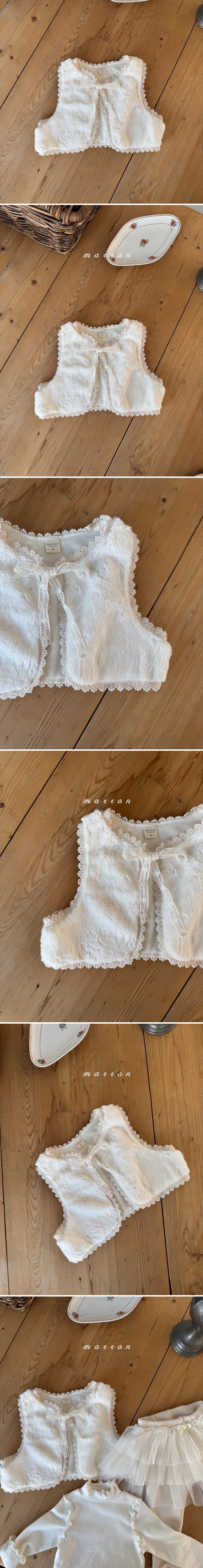 Marron - Korean Baby Fashion - #babyoutfit - Bebe Vest - 2