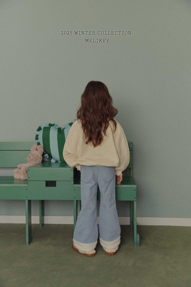 Melikey - Korean Children Fashion - #kidzfashiontrend - Marshmallow Bootcut Pants - 4