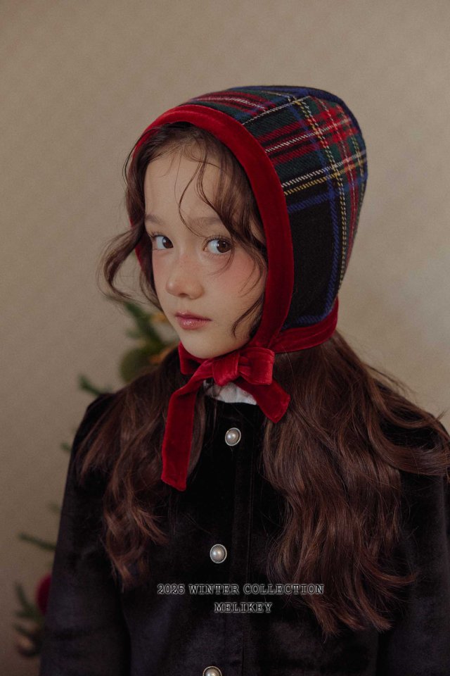Melikey - Korean Children Fashion - #childofig - Chris Check Bonnet - 6