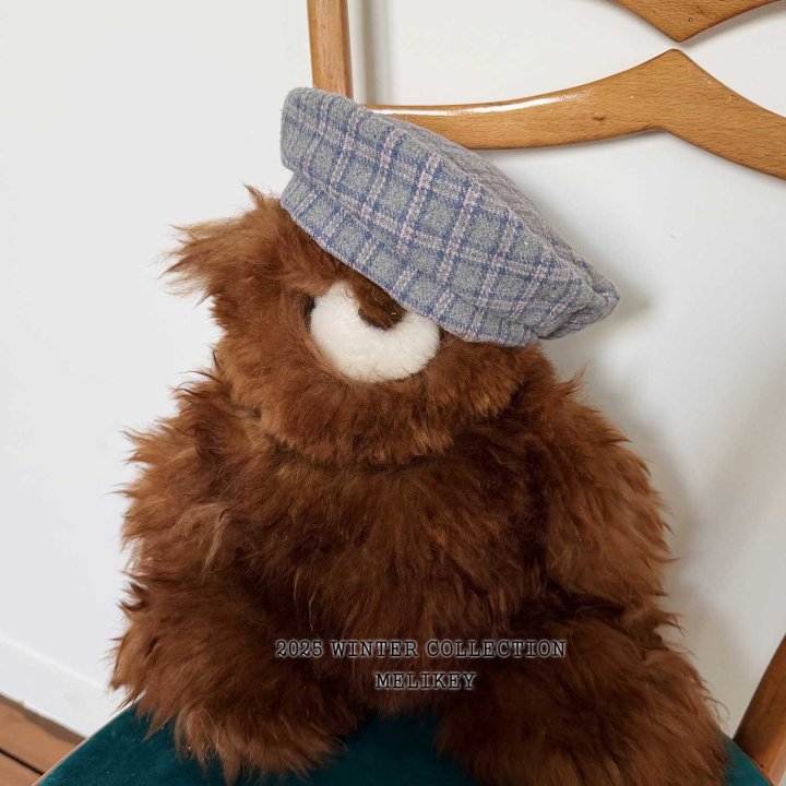 Melikey - Korean Children Fashion - #childofig - Wool Check Beret - 5