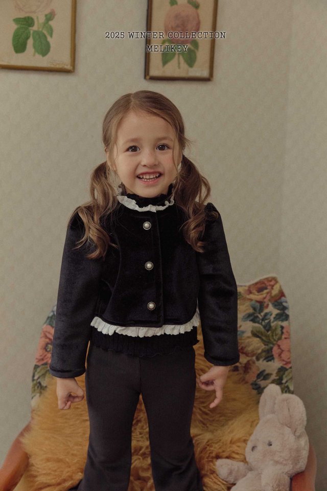 Melikey - Korean Children Fashion - #childofig - Mink Rib Frill Bootcut Pants - 7