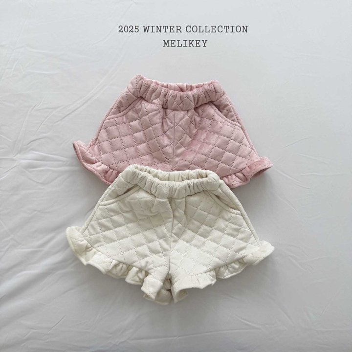 Melikey - Korean Children Fashion - #childofig - Quilted Frill Shorts - 11