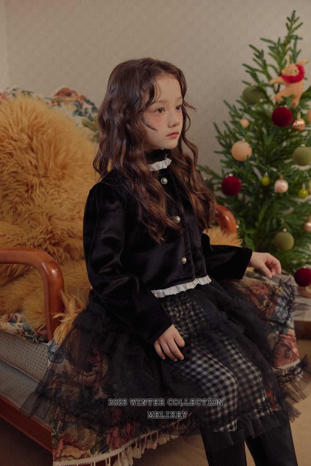Melikey - Korean Children Fashion - #childofig - Sun Velvet Jacket - 6