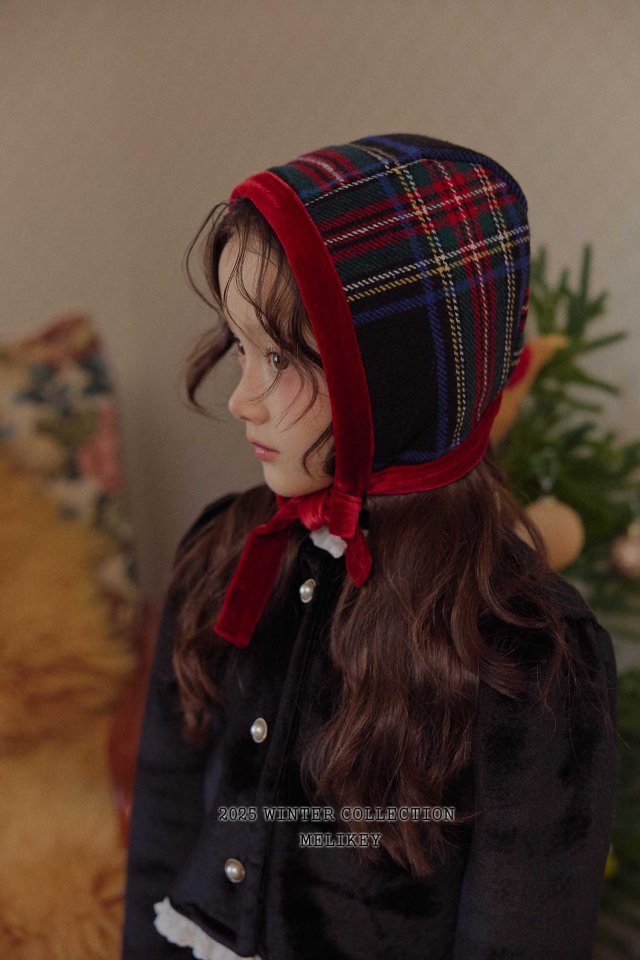 Melikey - Korean Children Fashion - #childrensboutique - Chris Check Bonnet - 7