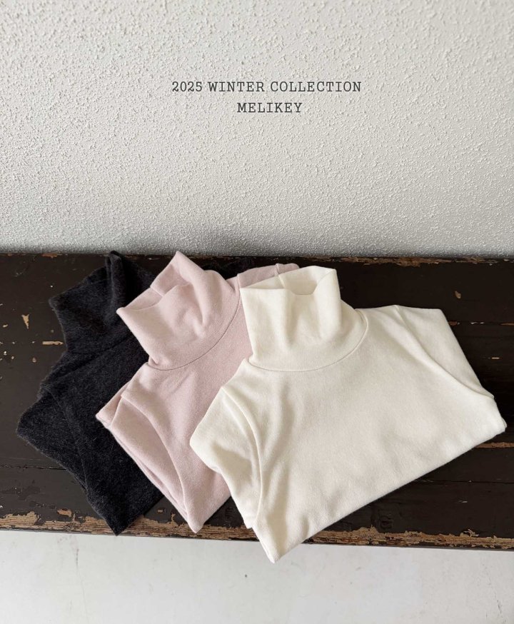 Melikey - Korean Children Fashion - #childofig - Snow Wool Turtleneck Tee - 4