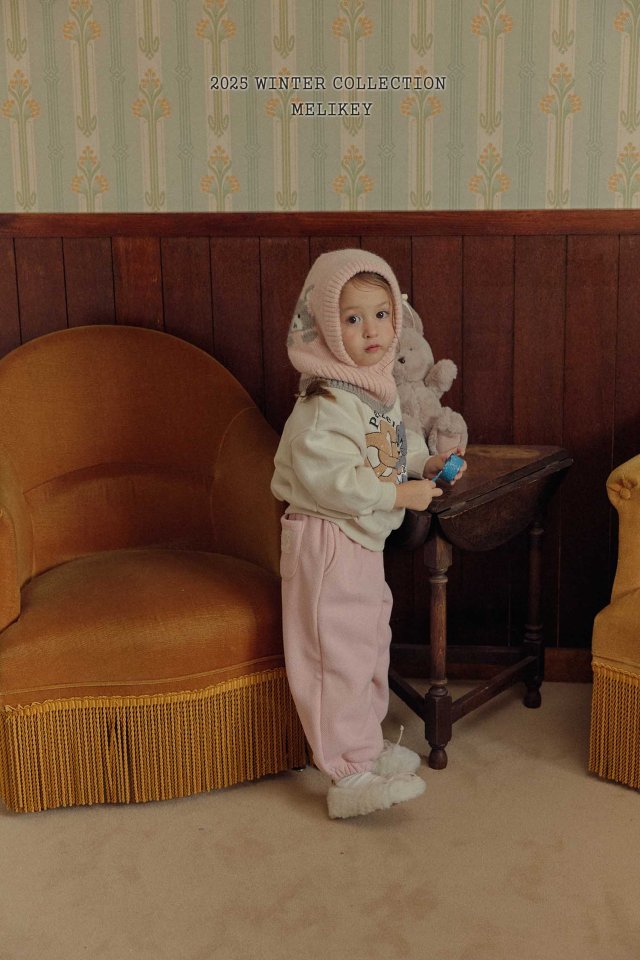 Melikey - Korean Children Fashion - #childrensboutique - Label Jogger Pants - 7