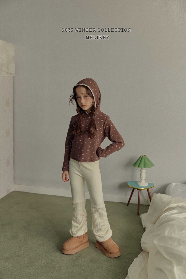 Melikey - Korean Children Fashion - #childrensboutique - Thick Rib Shirring Leggings - 6
