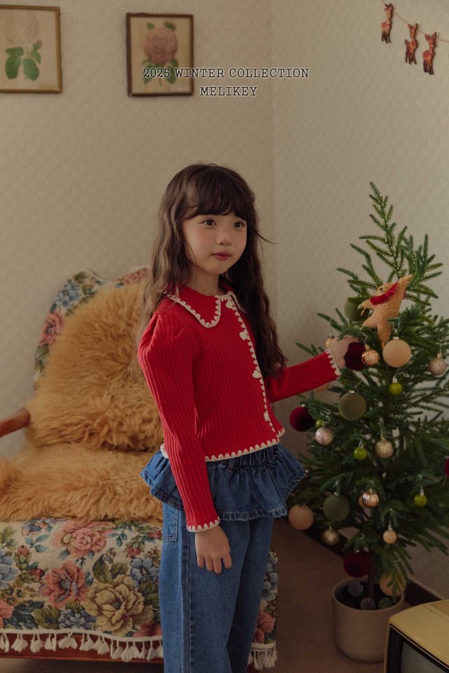Melikey - Korean Children Fashion - #childrensboutique - Jane Frill Jeans - 10