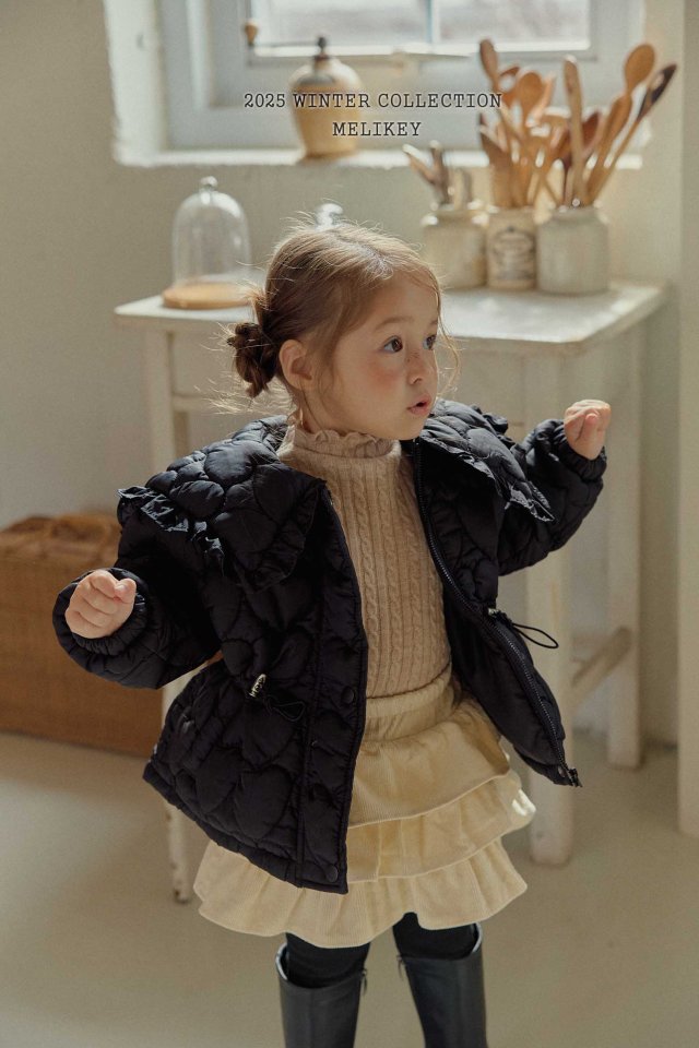 Melikey - Korean Children Fashion - #childofig - Heart Quilted Padding - 4