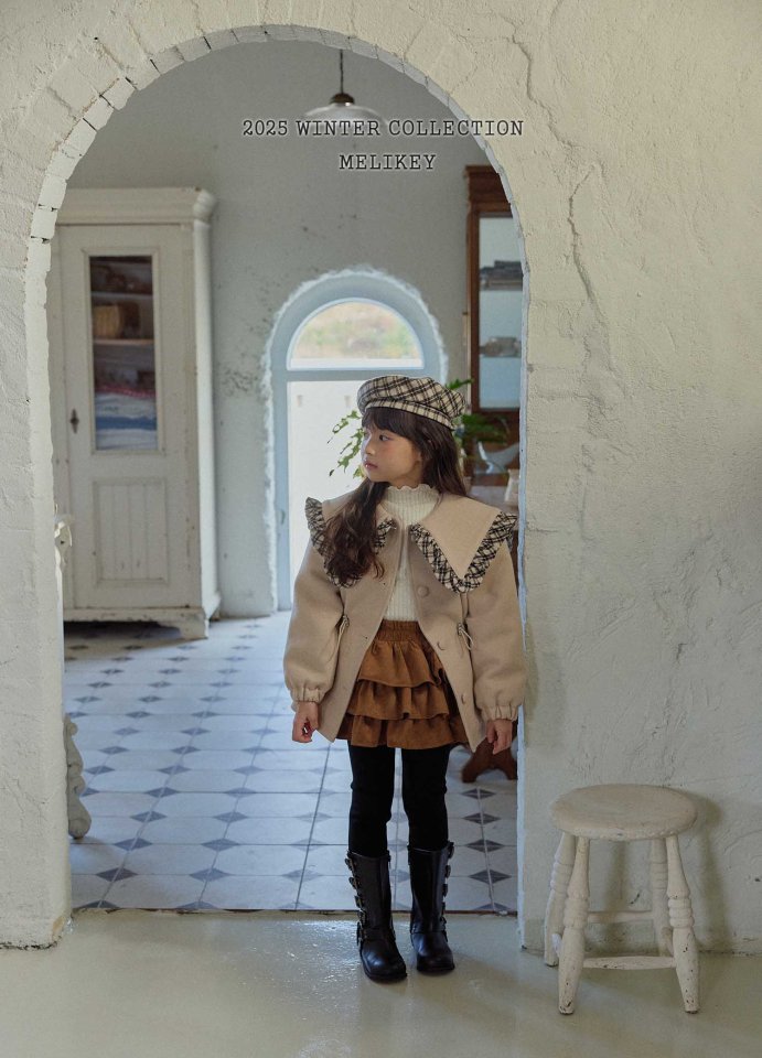 Melikey - Korean Children Fashion - #childrensboutique - Sailor Wool Coat - 3