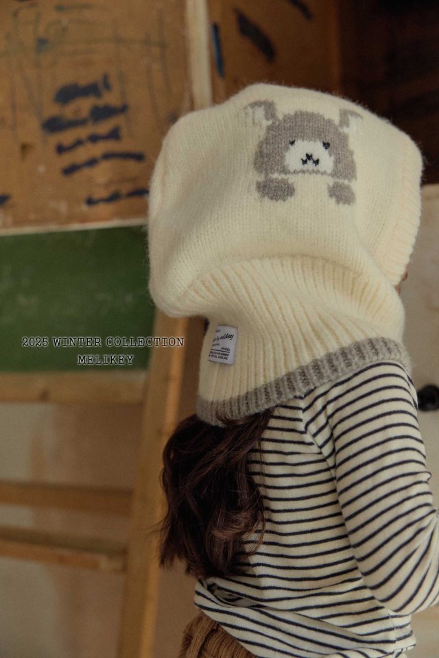 Melikey - Korean Children Fashion - #designkidswear - Bunny Balaclava - 10