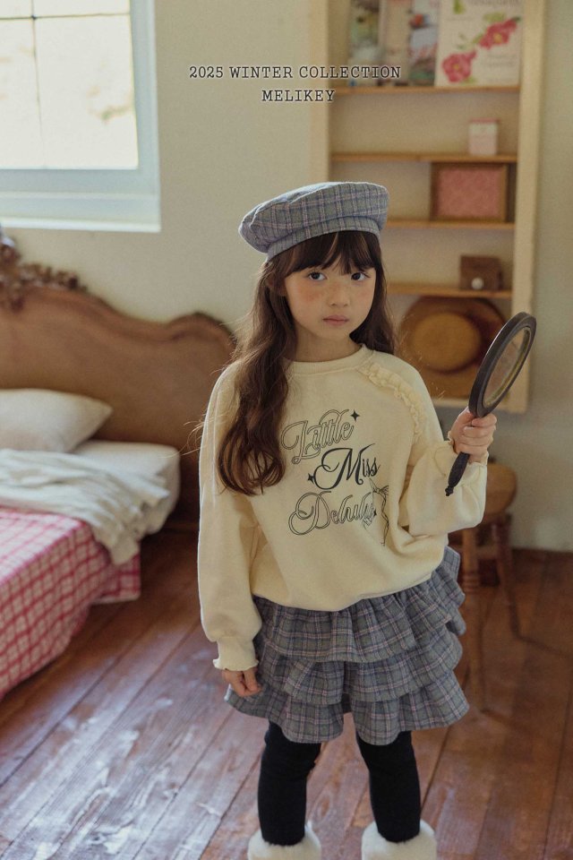 Melikey - Korean Children Fashion - #designkidswear - Wool Check Beret - 7