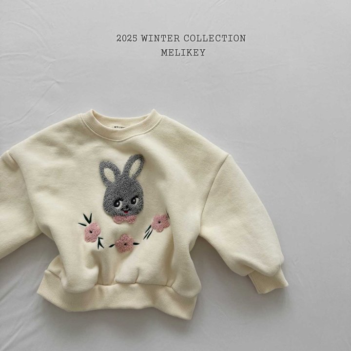 Melikey - Korean Children Fashion - #designkidswear - Rabbit Boucle Sweatshirt - 10