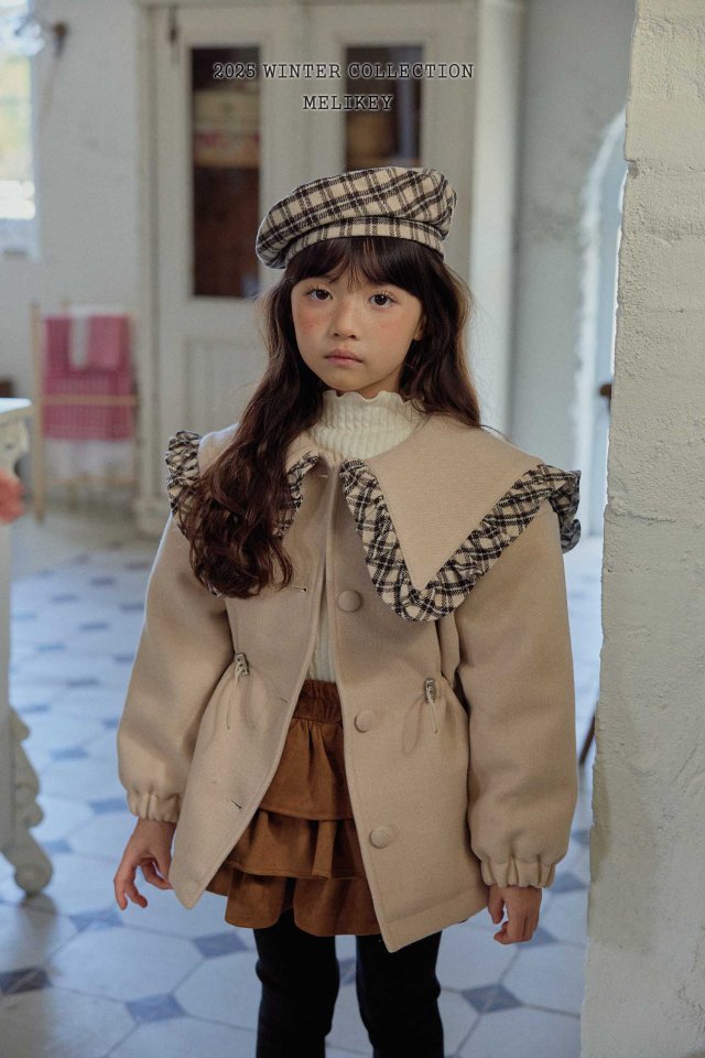 Melikey - Korean Children Fashion - #childrensboutique - Sailor Wool Coat - 4