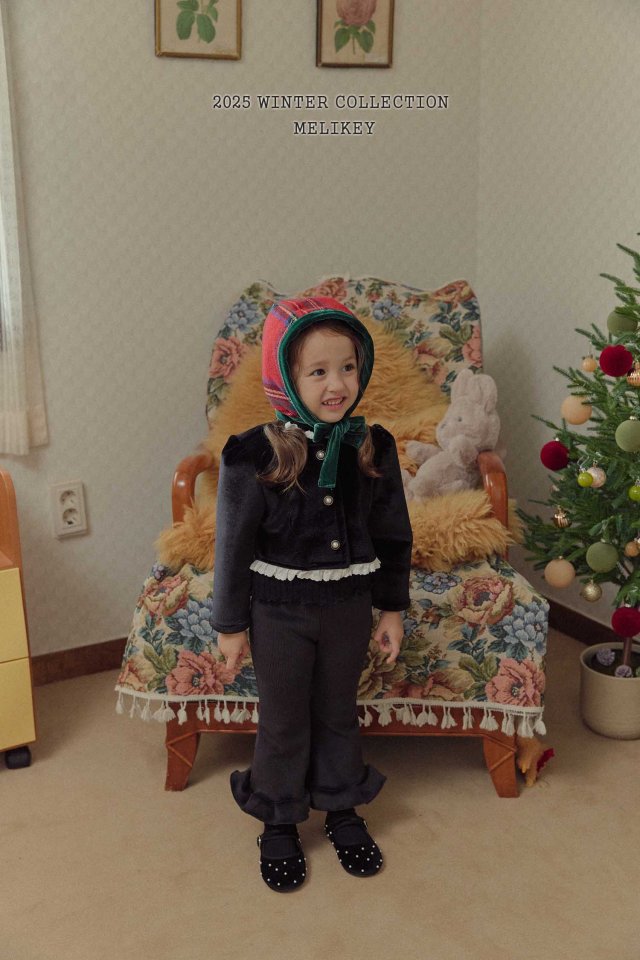 Melikey - Korean Children Fashion - #discoveringself - Mink Rib Frill Bootcut Pants - 10