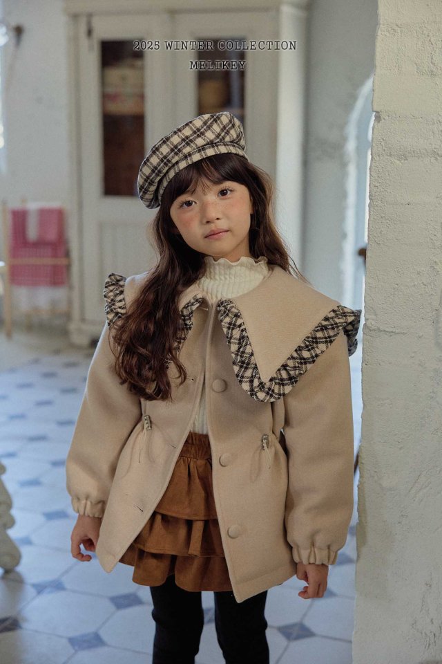 Melikey - Korean Children Fashion - #discoveringself - Sailor Wool Coat - 5