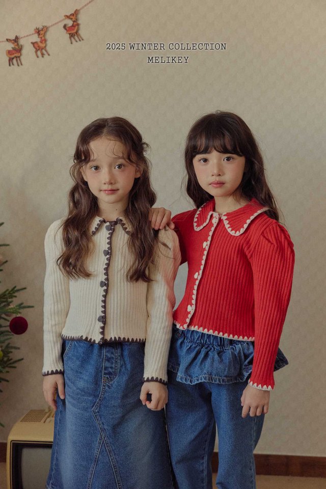 Melikey - Korean Children Fashion - #fashionkids - Mellow Ribbed Cardigan - 3