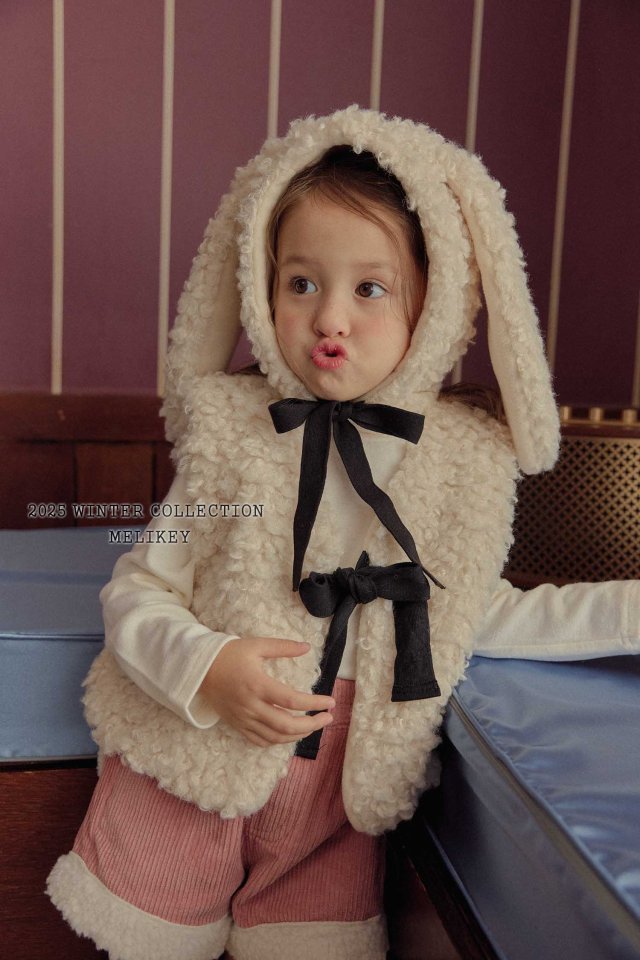 Melikey - Korean Children Fashion - #kidsshorts - Rabbit Fleece Hat - 9