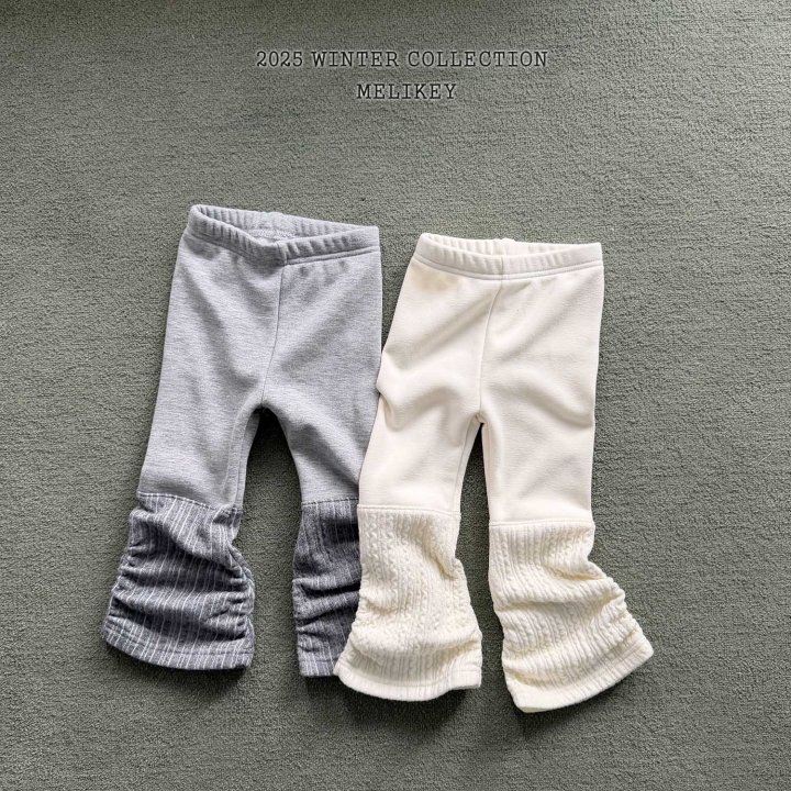 Melikey - Korean Children Fashion - #kidsshorts - Thick Rib Shirring Leggings - 10