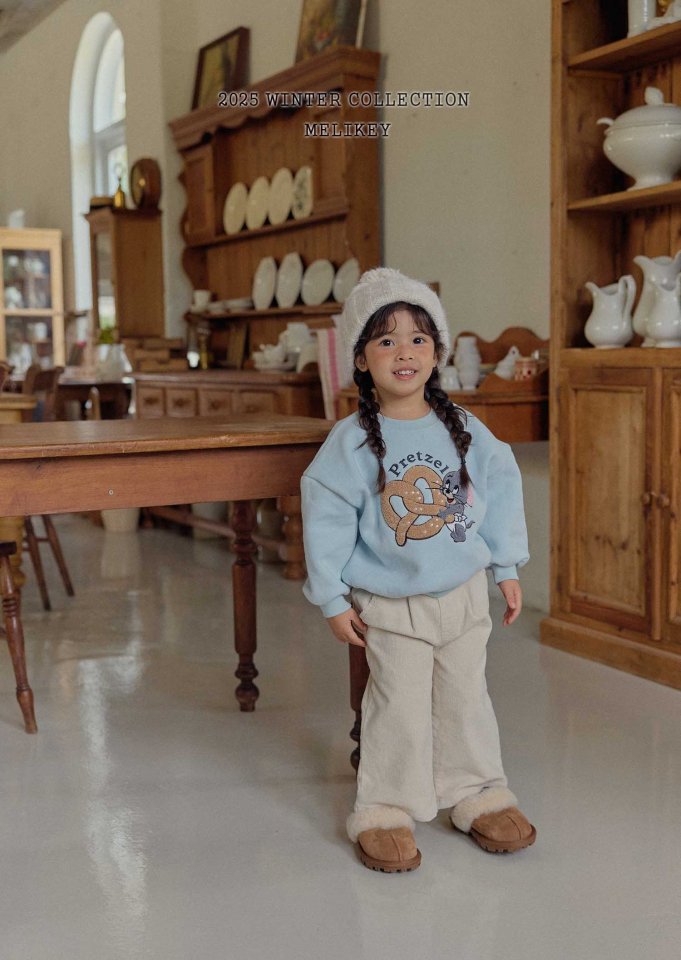 Melikey - Korean Children Fashion - #kidsshorts - Pretzel Jelly Sweatshirt - 8