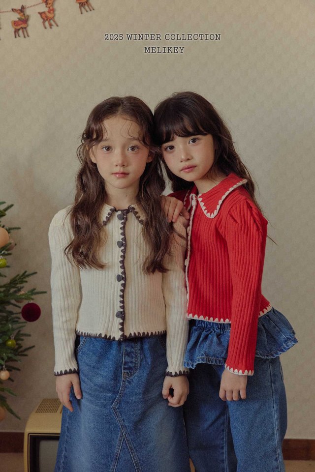 Melikey - Korean Children Fashion - #fashionkids - Mellow Ribbed Cardigan - 4