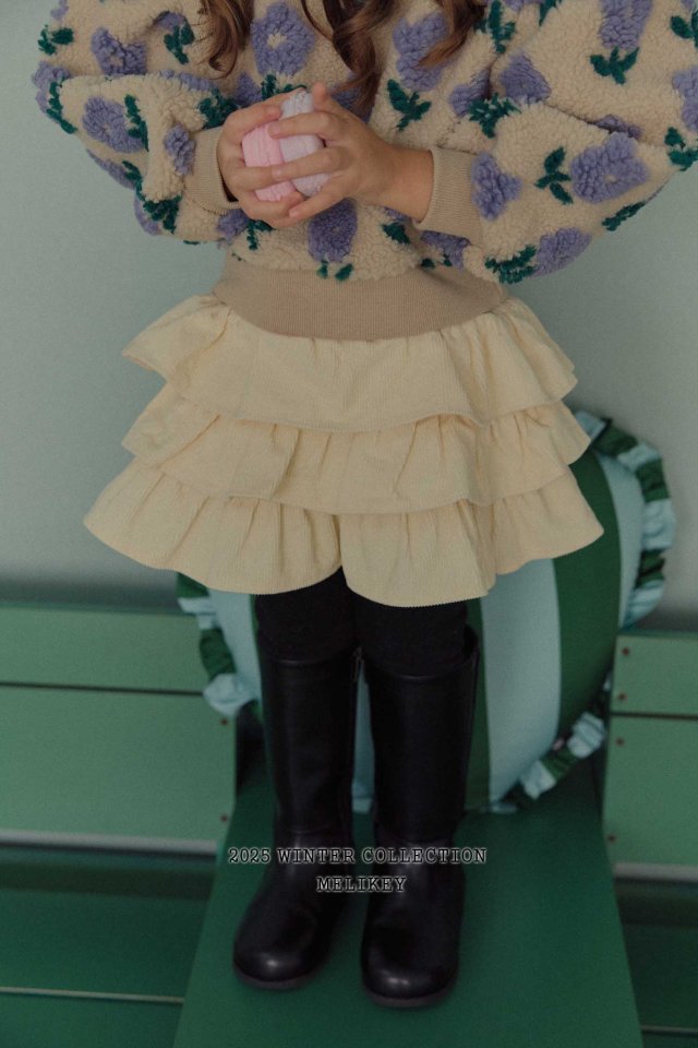 Melikey - Korean Children Fashion - #kidsshorts - Three Layered Leggings Skirt - 3